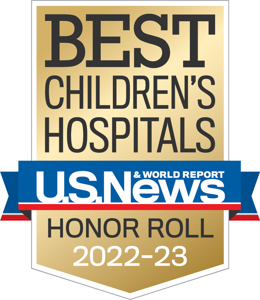 Best Children's Hospitals Honor Role 2022-2023 from U.S. News & World Report