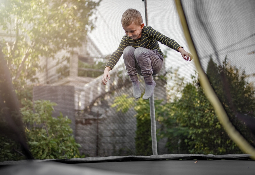 Children safe trampoline