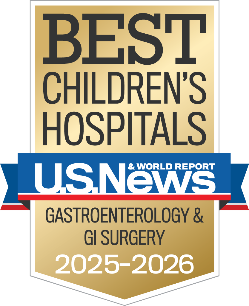 U.S. News & World Report Best Children's Hospitals for Gastroenterology & GI Surgery 2025–2026