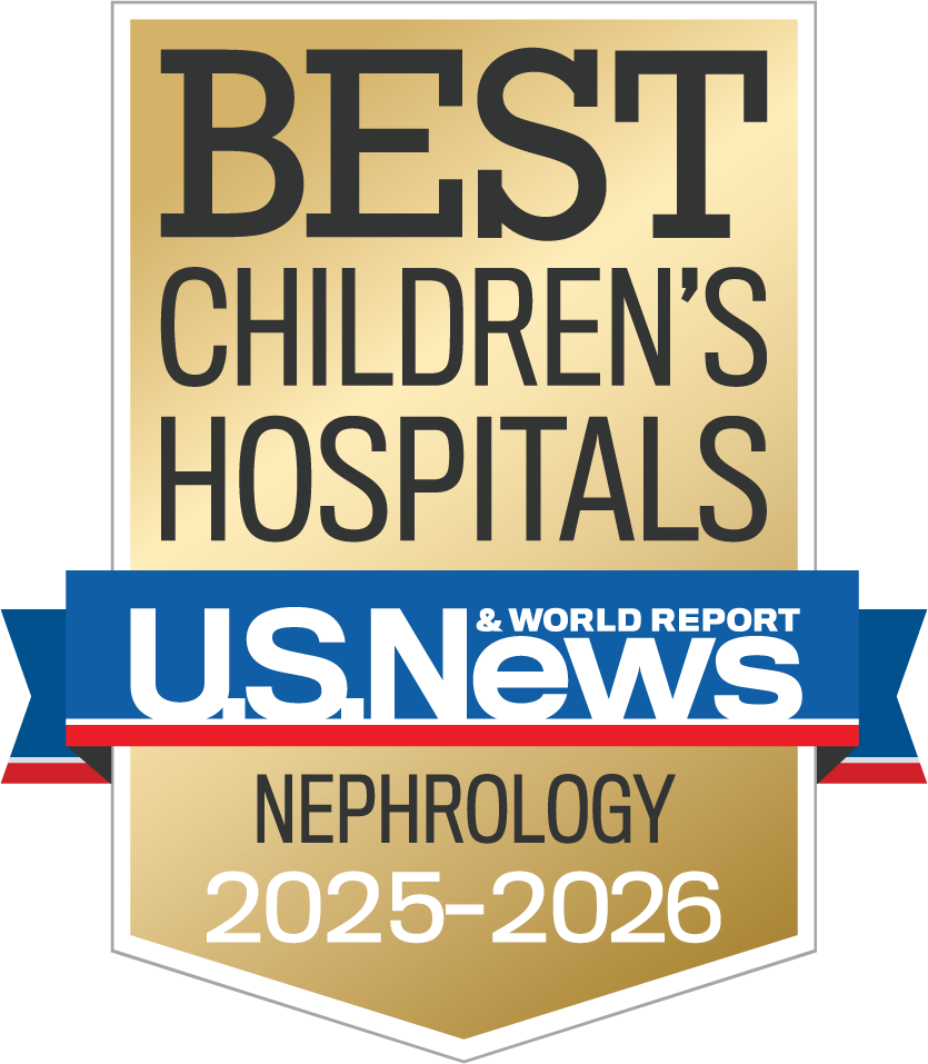 U.S. News & World Report Best Children's Hospitals for Nephrology 2025–2026