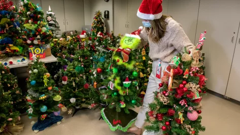 Texas Children’s Hospital Brings Holiday Cheer to Patients  With First-Ever Christmas Tree Farm