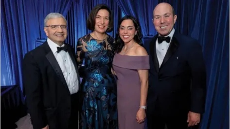 William and Huda Zoghbi and Nicole and Evan Katz at the 15th Anniversary Gala (Photo: Jenny Antill). 