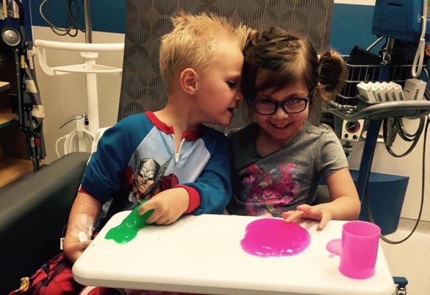 Henry and Sister - Patients at Texas Children's
