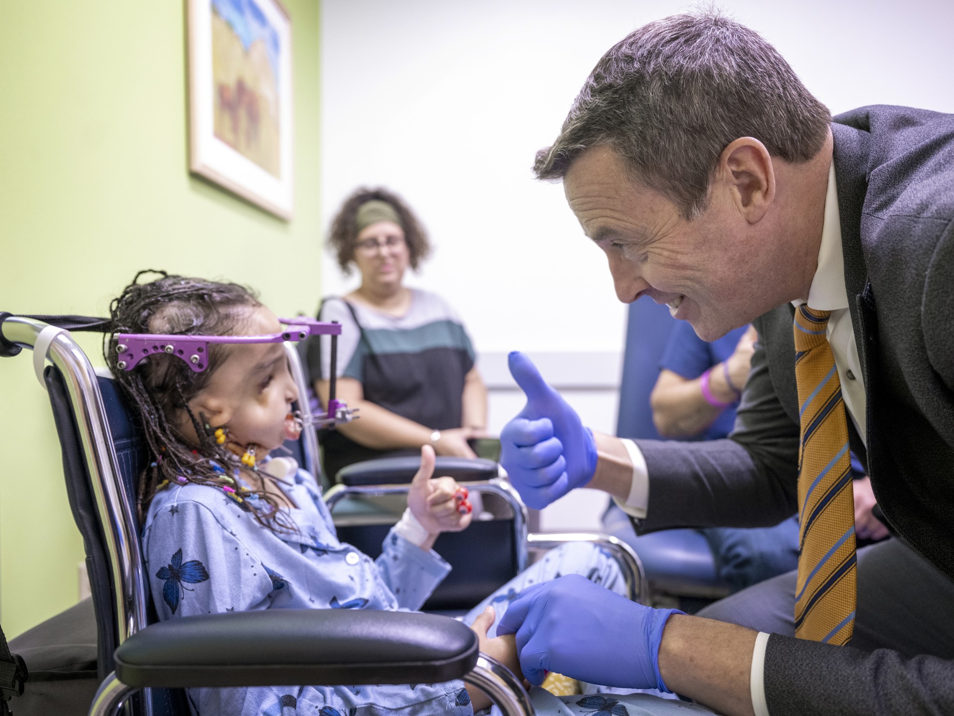 dr Hopper with patient
